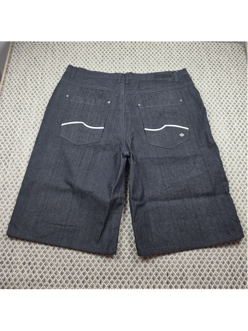 Enyce Sean Combs Co. Denim Shorts Men’s 46 Dark Wash Baggy Y2K Streetwear